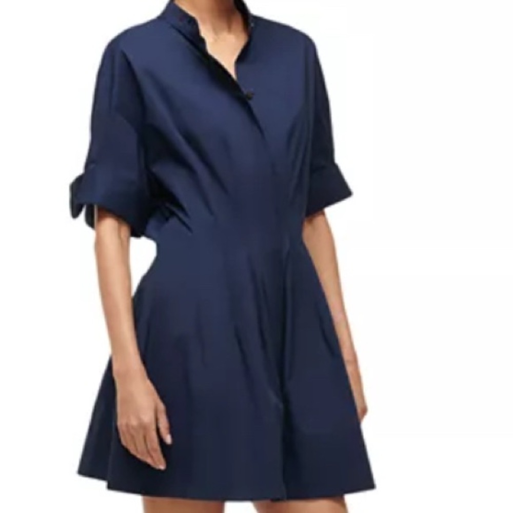 STAUD Midnight Blue Mini Dress